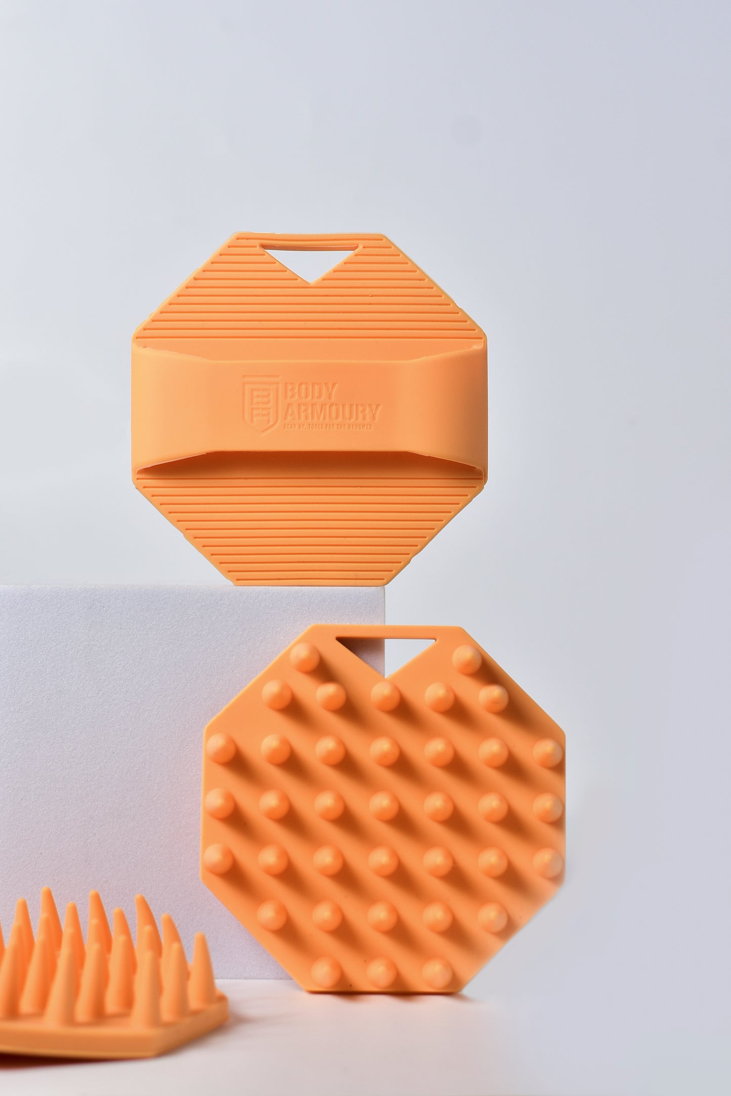 Body Armoury Silicone Scalp Scrubber - Orange