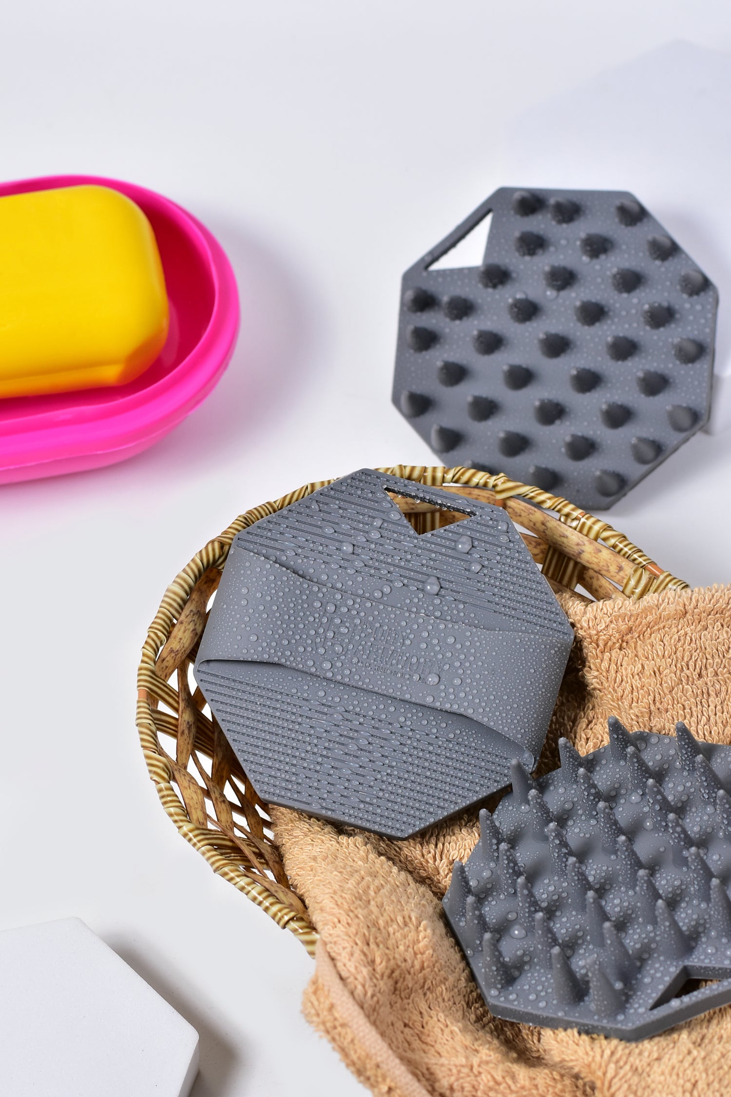 Body Armoury Silicone Scalp Scrubber with ergonomic grip