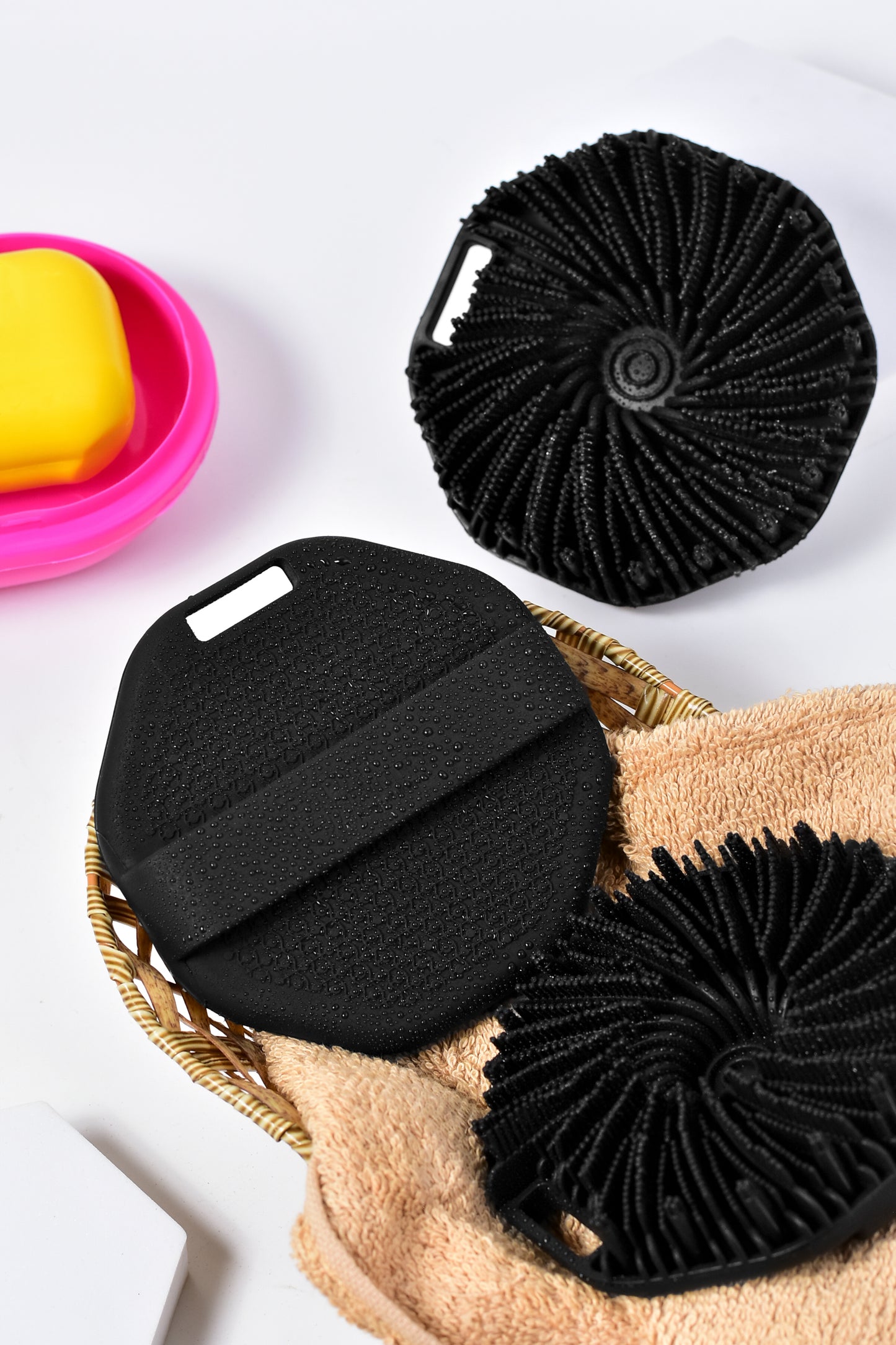 Body Armoury Black  Body Scrubber — Gear Up. Scrub Strong.