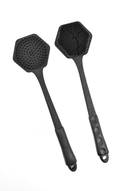 Body Armoury Silicone Back Scrubber (Black)
