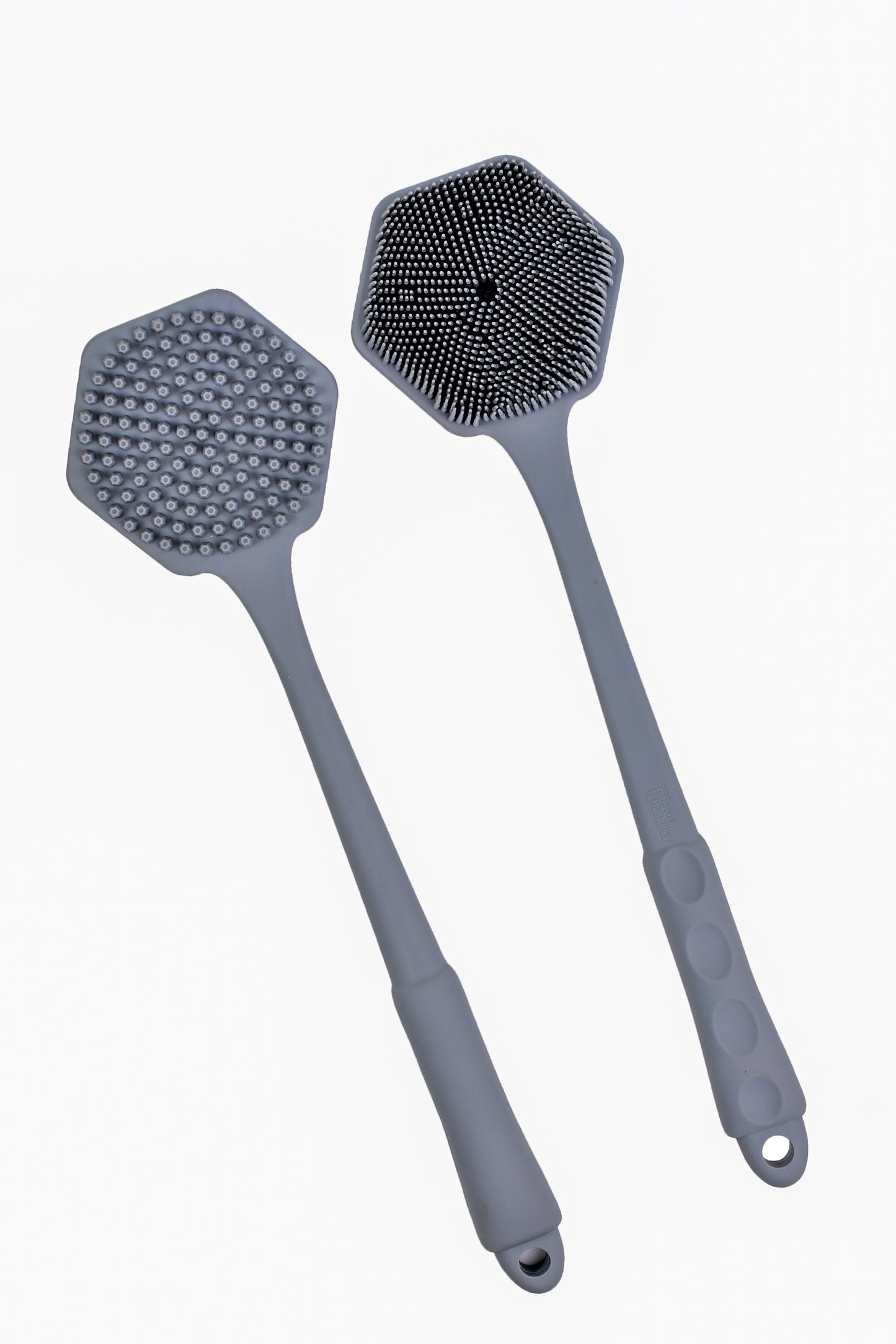 Body Armoury Silicone Back Scrubber (Grey)