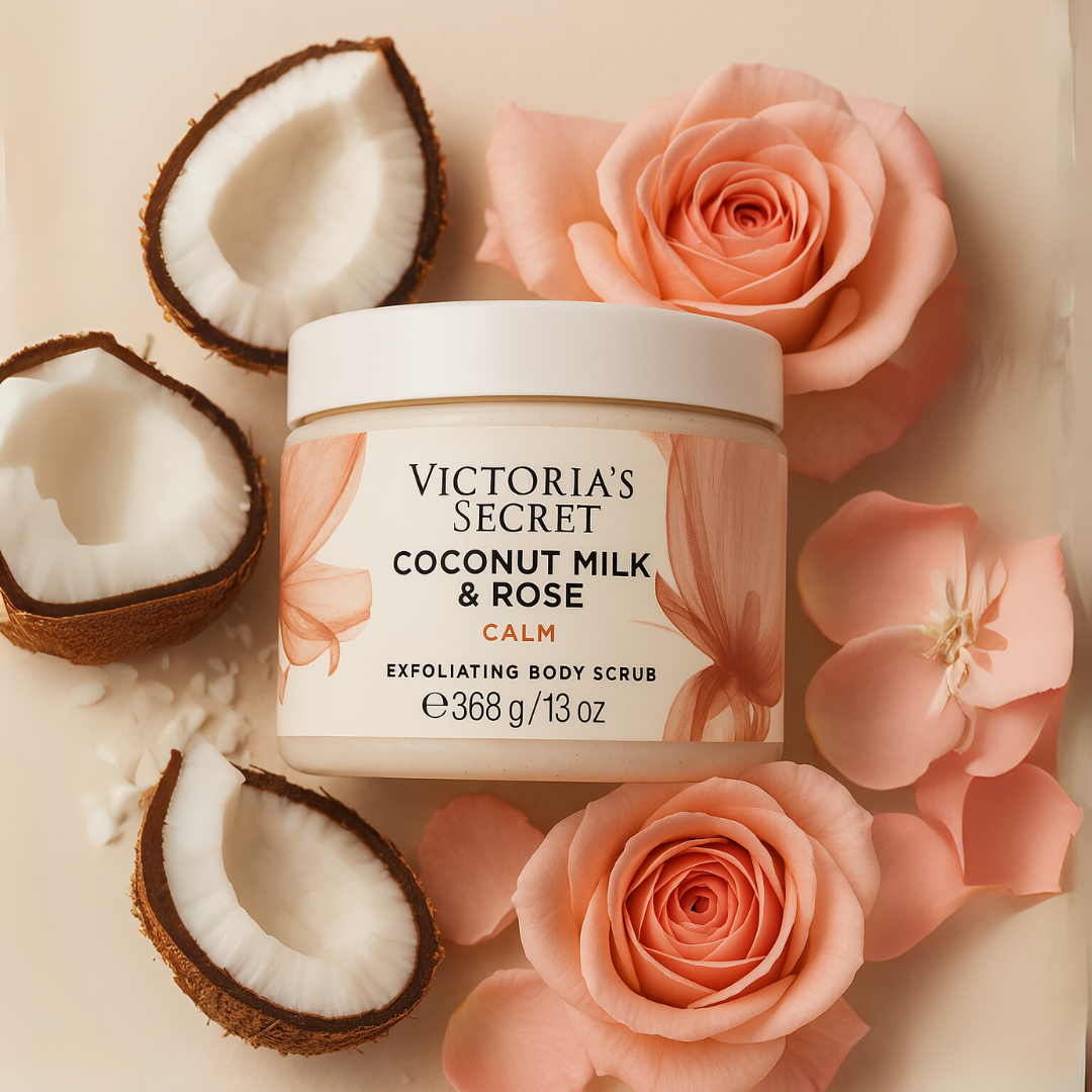 Coconut Milk & Rose Exfoliating Body Scrub