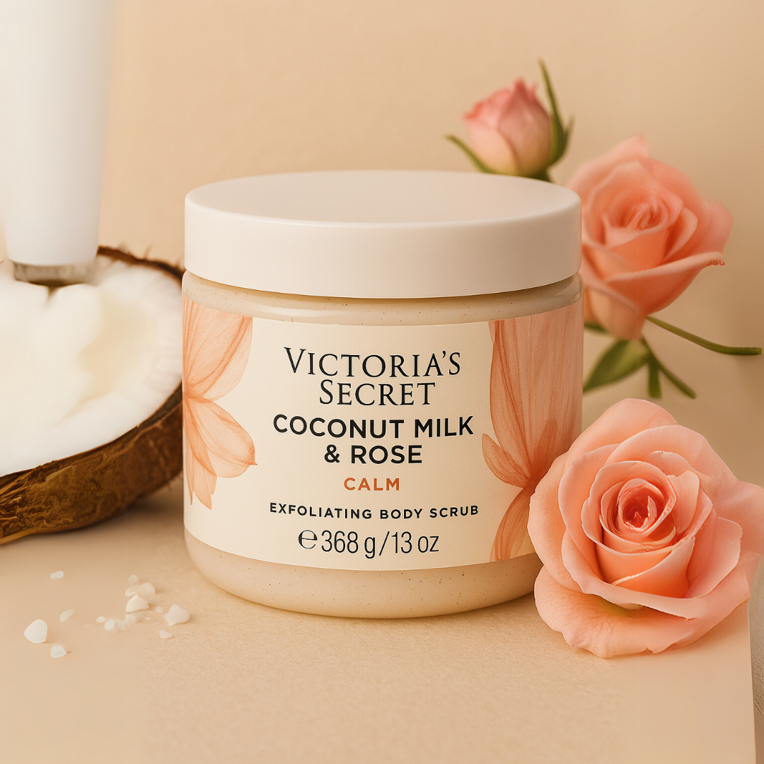 Coconut Milk & Rose Exfoliating Body Scrub