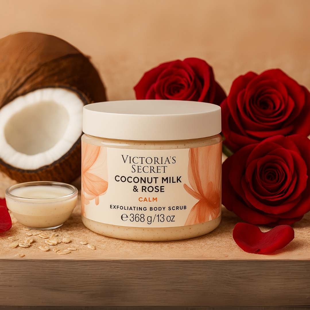 Coconut Milk & Rose Exfoliating Body Scrub