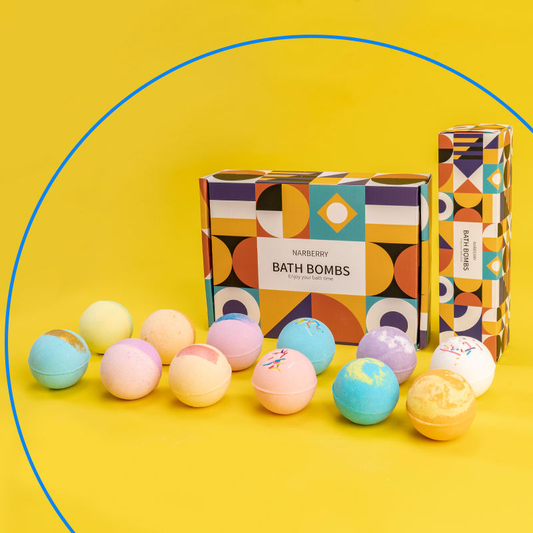 12 Bath Bomb Gift Set (70g/ bath bombs)