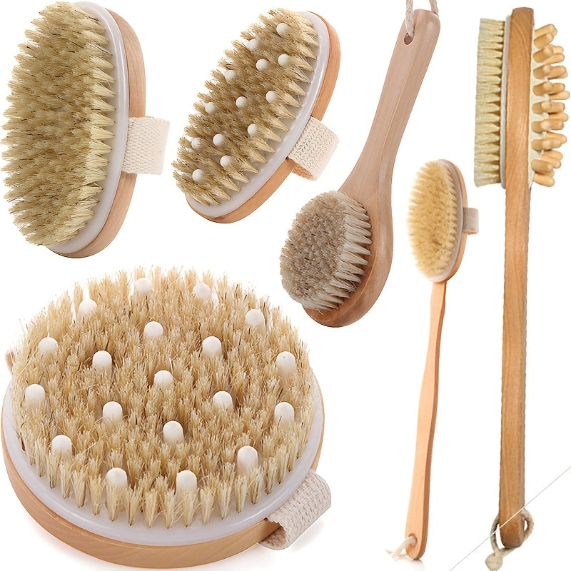 Wooden Body brushes for exfoliation & Massage