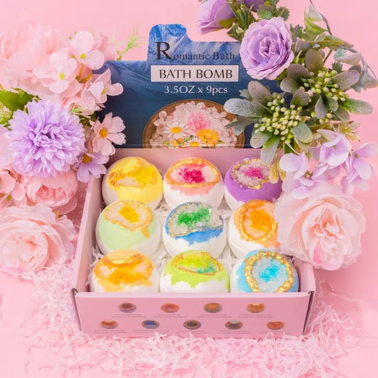 Romantic Bath Bomb Gift Set (9Bombs) NOVARA KE