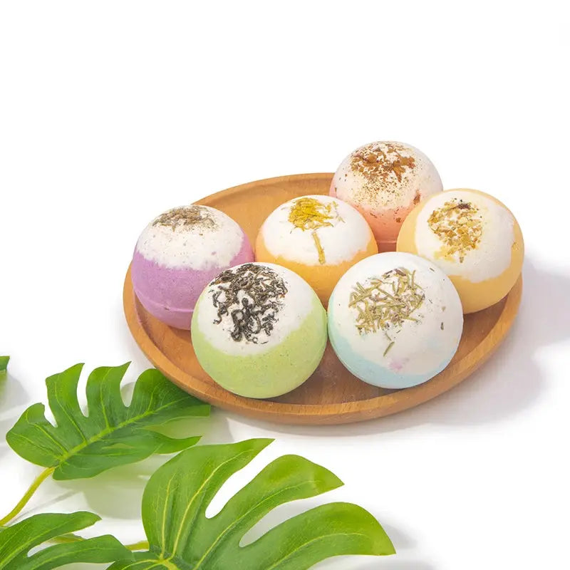 Dry Flower Bath bomb Gift Set(6 Bath Bombs) NOVARA KE
