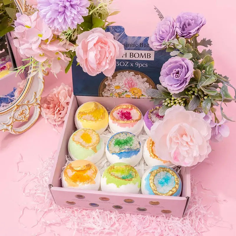 Romantic Bath Bomb Gift Set (9Bombs) NOVARA KE
